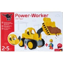 BIG Power-Worker Radlader + Figur, Spielfahrzeug -Trendiger Spielzeugladen BIG Power Worker Radlader Figur Spielfahrzeug@@1788620 2
