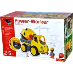 BIG Power-Worker Zementmischer + Figur, Spielfahrzeug -Trendiger Spielzeugladen BIG Power Worker Zementmischer Figur Spielfahrzeug@@1788622 3