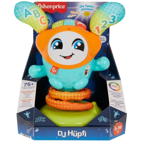 Fisher Price Fisher-Price DJ Hüpfi, Spielfigur 7 Fisher Price Fisher-Price DJ Hüpfi, Spielfigur – Bild 7