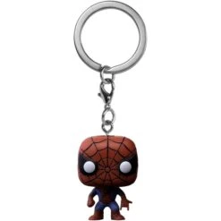 Funko POP! Schlüsselanhänger Marvel - Spider-Man, Spielfigur