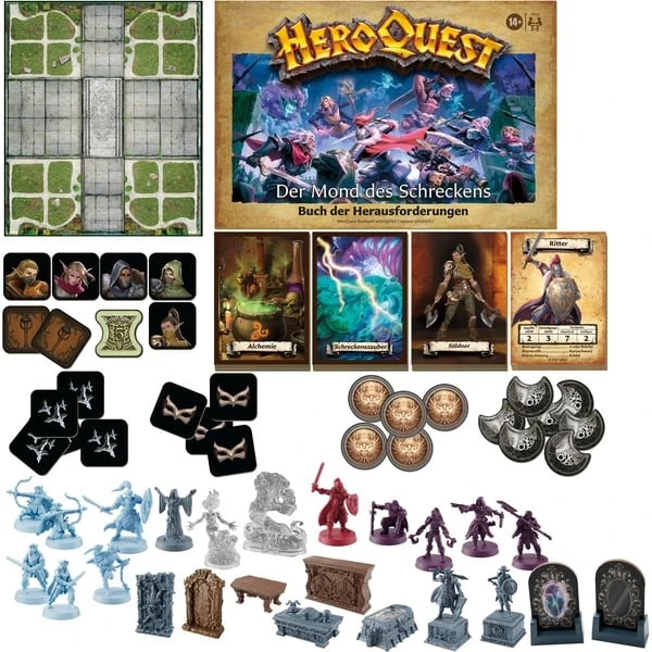 Hasbro Avalon Hill HeroQuest - Der Mond Des Schreckens Abenteuerpack, Brettspiel 1 Hasbro Avalon Hill HeroQuest - Der Mond Des Schreckens Abenteuerpack, Brettspiel