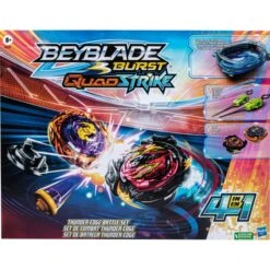 Hasbro Beyblade Burst QuadStrike Thunder Edge Battle Set, Geschicklichkeitsspiel -Trendiger Spielzeugladen Hasbro Beyblade Burst QuadStrike Thunder Edge Battle Set Geschicklichkeitsspiel@@1894128 2