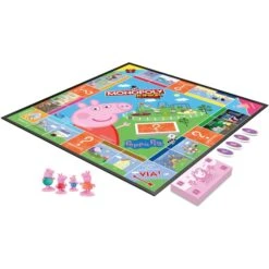 Hasbro Monopoly Junior: Peppa Wutz, Brettspiel -Trendiger Spielzeugladen Hasbro Monopoly Junior Peppa Wutz Brettspiel@@1824980 2