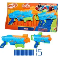 Hasbro Nerf Elite Junior Ultimate Starter Set, Nerf Gun