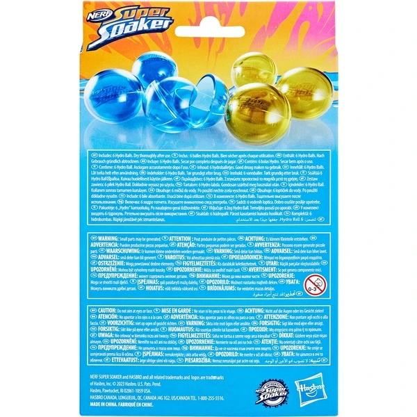 Hasbro Nerf Super Soaker Hydro Balls 6er-Pack, Wasserspielzeug 4 Hasbro Nerf Super Soaker Hydro Balls 6er-Pack, Wasserspielzeug – Bild 4