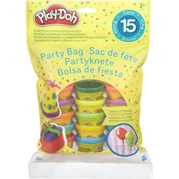 Hasbro Play-Doh Partyknete Mit Stickern, Kneten 2 Hasbro Play-Doh Partyknete Mit Stickern, Kneten – Bild 2