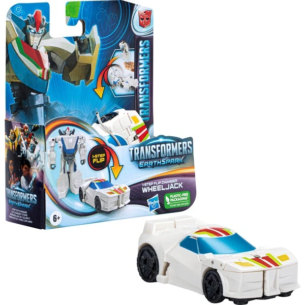 Hasbro Transformers EarthSpark 1-Step Flip Changer Wheeljack, Spielfigur 1 Hasbro Transformers EarthSpark 1-Step Flip Changer Wheeljack, Spielfigur