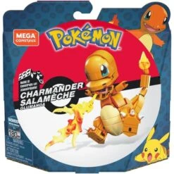 MEGA Pokémon Charmander, Konstruktionsspielzeug -Trendiger Spielzeugladen MEGA Pok mon Charmander Konstruktionsspielzeug@@1754449 4