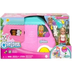 Mattel Barbie Chelsea 2-in-1 Camper, Spielfahrzeug -Trendiger Spielzeugladen Mattel Barbie Chelsea 2 in 1 Camper Spielfahrzeug@@1919784 12