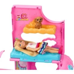 Mattel Barbie Chelsea 2-in-1 Camper, Spielfahrzeug -Trendiger Spielzeugladen Mattel Barbie Chelsea 2 in 1 Camper Spielfahrzeug@@1919784 5