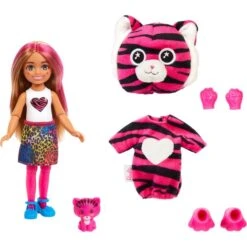 Mattel Barbie Cutie Reveal Chelsea Jungle Series - Tiger, Puppe -Trendiger Spielzeugladen Mattel Barbie Cutie Reveal Chelsea Jungle Series Tiger Puppe@@1888845 2