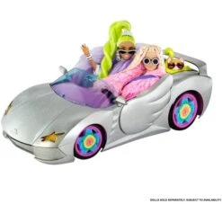 Mattel Barbie Extra Glitzer-Cabrio, Spielfahrzeug -Trendiger Spielzeugladen Mattel Barbie Extra Glitzer Cabrio Spielfahrzeug@@1806314 8