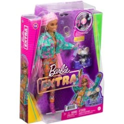 Mattel Barbie Extra Puppe Mit Pinken Flechtzöpfen -Trendiger Spielzeugladen Mattel Barbie Extra Puppe mit pinken Flechtz pfen@@1758014 5