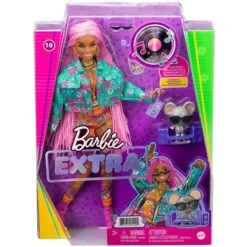 Mattel Barbie Extra Puppe Mit Pinken Flechtzöpfen -Trendiger Spielzeugladen Mattel Barbie Extra Puppe mit pinken Flechtz pfen@@1758014 6