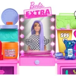 Mattel Barbie Extra Spielset Mit Puppe Und Stylingtisch -Trendiger Spielzeugladen Mattel Barbie Extra Spielset mit Puppe und Stylingtisch@@1758017 3