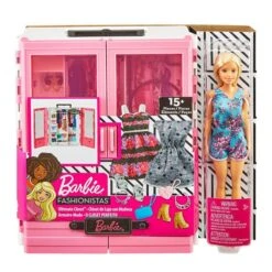 Mattel Barbie Fashionistas Kleiderschrank Mit Puppe, Puppenmöbel -Trendiger Spielzeugladen Mattel Barbie Fashionistas Kleiderschrank mit Puppe Puppenm bel@@1657316 43