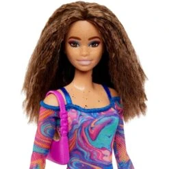 Mattel Barbie Fashionistas-Puppe Mit Gekrepptem Haar Und Sommersprossen -Trendiger Spielzeugladen Mattel Barbie Fashionistas Puppe mit gekrepptem Haar und Sommersprossen@@1919147 2