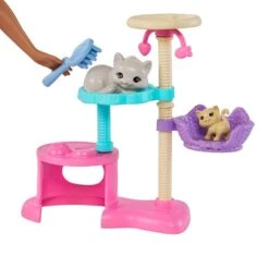 Mattel Barbie-Puppe Und Kätzchen Kratzbaum Spielset -Trendiger Spielzeugladen Mattel Barbie Puppe und K tzchen Kratzbaum Spielset@@1846670 1
