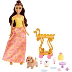 Mattel Disney Prinzessin Belles Teewagen, Spielfigur