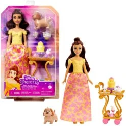Mattel Disney Prinzessin Belles Teewagen, Spielfigur -Trendiger Spielzeugladen Mattel Disney Prinzessin Belles Teewagen Spielfigur@@1889877 5