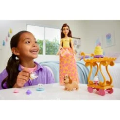 Mattel Disney Prinzessin Belles Teewagen, Spielfigur -Trendiger Spielzeugladen Mattel Disney Prinzessin Belles Teewagen Spielfigur@@1889877 7