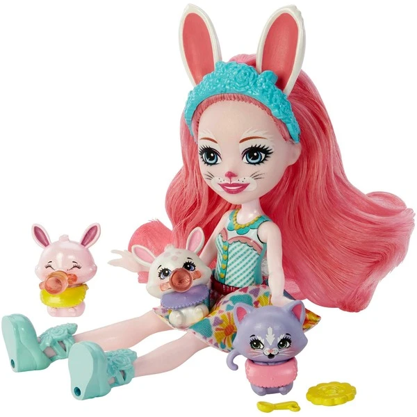 Mattel Enchantimals Baby Bestie Bree Bunny & Twist Bunny, Puppe 1 Mattel Enchantimals Baby Bestie Bree Bunny & Twist Bunny, Puppe