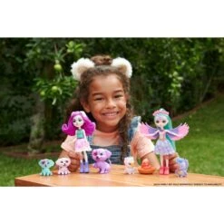 Mattel Enchantimals Filia Finch Familie, Puppe -Trendiger Spielzeugladen Mattel Enchantimals Filia Finch Familie Puppe@@1888511 6