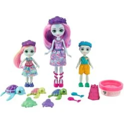 Mattel Enchantimals New Family Turtle Pack, Puppe -Trendiger Spielzeugladen Mattel Enchantimals New Family Turtle Pack Puppe@@1806422 1