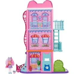 Mattel Enchantimals Stadthaus & Café Spielset, Spielgebäude -Trendiger Spielzeugladen Mattel Enchantimals Stadthaus Caf Spielset Spielgeb ude@@1846698 2