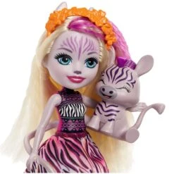 Mattel Enchantimals Zadie Zebra Puppe -Trendiger Spielzeugladen Mattel Enchantimals Zadie Zebra Puppe@@1713359 2