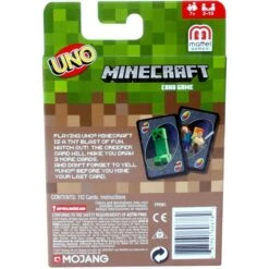 Mattel Games UNO Minecraft, Kartenspiel -Trendiger Spielzeugladen Mattel Games UNO Minecraft Kartenspiel@@1888500 9