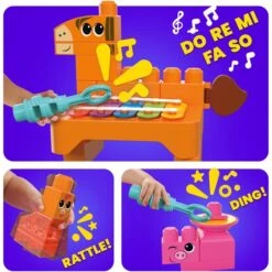 Mattel MEGA BLOKS Musikspaß Bauernhoftiere, Konstruktionsspielzeug -Trendiger Spielzeugladen Mattel MEGA BLOKS Musikspa Bauernhoftiere Konstruktionsspielzeug@@1919348 4