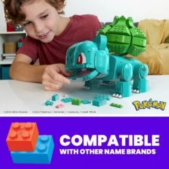 Mattel MEGA Pokémon Jumbo Bisasam, Konstruktionsspielzeug -Trendiger Spielzeugladen Mattel MEGA Pok mon Jumbo Bisasam Konstruktionsspielzeug@@1919364 6