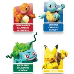Mattel MEGA Pokémon Kanto Partners, Konstruktionsspielzeug -Trendiger Spielzeugladen Mattel MEGA Pok mon Kanto Partners Konstruktionsspielzeug@@1919350 6