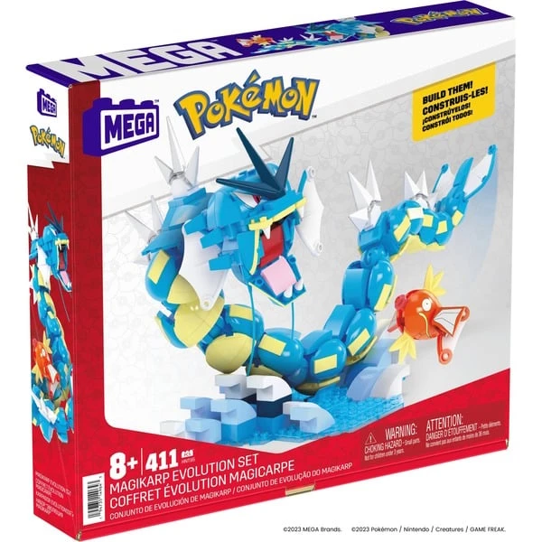 Mattel MEGA Pokémon Magikarp Evolution Set, Konstruktionsspielzeug 9 Mattel MEGA Pokémon Magikarp Evolution Set, Konstruktionsspielzeug – Bild 9