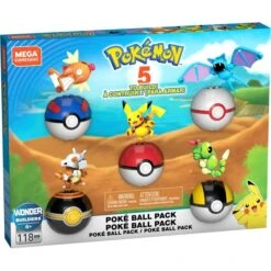 Mattel MEGA Pokémon Pokéball Pack, Konstruktionsspielzeug -Trendiger Spielzeugladen Mattel MEGA Pok mon Pok ball Pack Konstruktionsspielzeug@@1919351 9