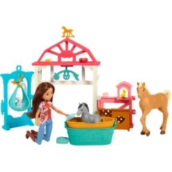 Mattel Spirit Luckys Tierbaby-Pflegestation Mit Pony & Fohlen, Puppe -Trendiger Spielzeugladen Mattel Spirit Luckys Tierbaby Pflegestation mit Pony Fohlen Puppe@@1807754 1