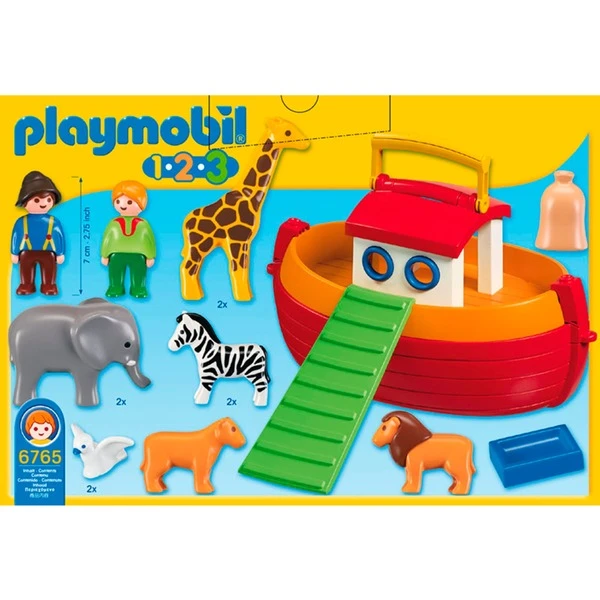 PLAYMOBIL 6765 1.2.3 Meine Mitnehm-Arche Noah, Konstruktionsspielzeug 2 PLAYMOBIL 6765 1.2.3 Meine Mitnehm-Arche Noah, Konstruktionsspielzeug – Bild 2