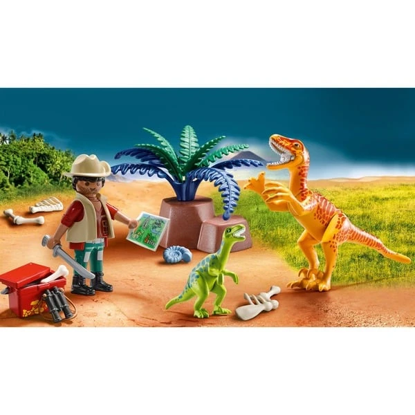 PLAYMOBIL 70108 Dino Rise Dino-Forscher Zum Mitnehmen, Konstruktionsspielzeug – Bild 3