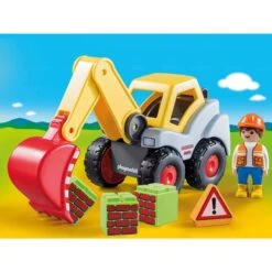 PLAYMOBIL 70125 1.2.3 Schaufelbagger, Konstruktionsspielzeug 5 PLAYMOBIL 70125 1.2.3 Schaufelbagger, Konstruktionsspielzeug -Trendiger Spielzeugladen PLAYMOBIL 70125 1 2 3 Schaufelbagger Konstruktionsspielzeug@@1sspke1i 2