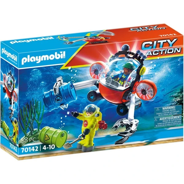 PLAYMOBIL 70142 City Action Seenot: Umwelteinsatz Mit Tauchboot, Konstruktionsspielzeug 1 PLAYMOBIL 70142 City Action Seenot: Umwelteinsatz Mit Tauchboot, Konstruktionsspielzeug