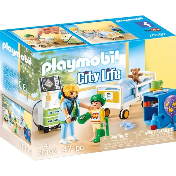 PLAYMOBIL 70192 City Life Kinderkrankenzimmer, Konstruktionsspielzeug 1 PLAYMOBIL 70192 City Life Kinderkrankenzimmer, Konstruktionsspielzeug