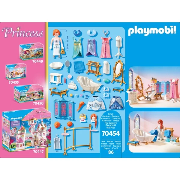 PLAYMOBIL 70454 Princess Ankleidezimmer Mit Badewanne, Konstruktionsspielzeug 5 PLAYMOBIL 70454 Princess Ankleidezimmer Mit Badewanne, Konstruktionsspielzeug – Bild 5