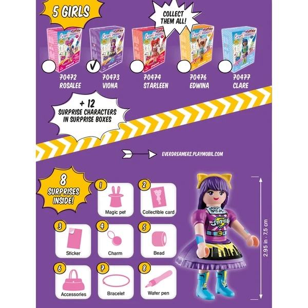 PLAYMOBIL 70473 EverDreamerz Viona - Comic World, Konstruktionsspielzeug 3 PLAYMOBIL 70473 EverDreamerz Viona - Comic World, Konstruktionsspielzeug – Bild 3