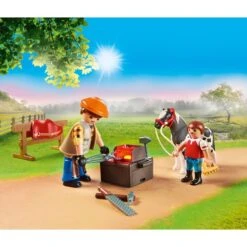 PLAYMOBIL 70518 Country Mobiler Hufschmied, Konstruktionsspielzeug -Trendiger Spielzeugladen PLAYMOBIL 70518 Country Mobiler Hufschmied Konstruktionsspielzeug@@1762701 2