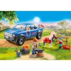 PLAYMOBIL 70518 Country Mobiler Hufschmied, Konstruktionsspielzeug -Trendiger Spielzeugladen PLAYMOBIL 70518 Country Mobiler Hufschmied Konstruktionsspielzeug@@1762701 5
