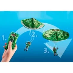 PLAYMOBIL 70569 City Action - Polizei-Hubschrauber: Fallschirm-Verfolgung, Konstruktionsspielzeug -Trendiger Spielzeugladen PLAYMOBIL 70569 City Action Polizei Hubschrauber Fallschirm Verfolgung Konstruktionsspielzeug@@1888907 4