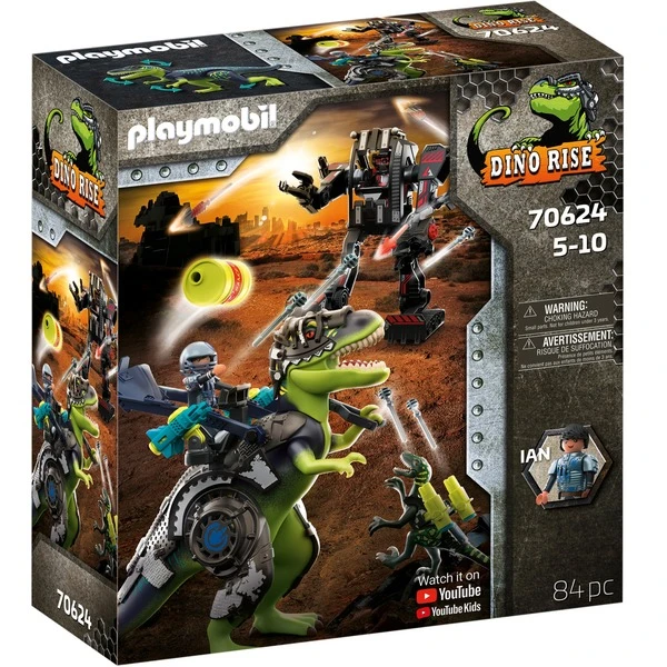 PLAYMOBIL 70624 Dino Rise T-Rex: Gefecht Der Giganten, Konstruktionsspielzeug 1 PLAYMOBIL 70624 Dino Rise T-Rex: Gefecht Der Giganten, Konstruktionsspielzeug
