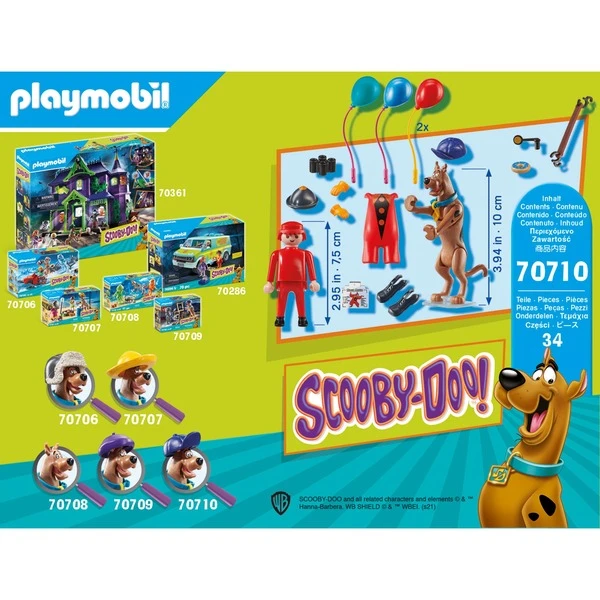 PLAYMOBIL 70710 SCOOBY-DOO! Abenteuer Mit Ghost Clown, Konstruktionsspielzeug 4 PLAYMOBIL 70710 SCOOBY-DOO! Abenteuer Mit Ghost Clown, Konstruktionsspielzeug – Bild 4