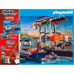 PLAYMOBIL 70773 City Action Frachtlager, Konstruktionsspielzeug -Trendiger Spielzeugladen PLAYMOBIL 70773 City Action Frachtlager Konstruktionsspielzeug@@1762730 2